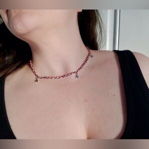 Twisted Star Charm Necklace